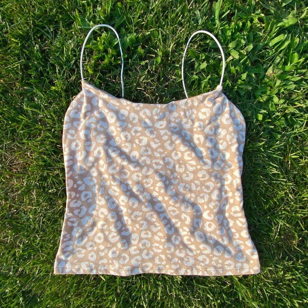 Cheetah Print Tank Top